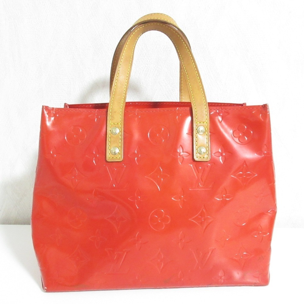 LOUIS VUITTON Louis Vuitton Monogram Vernis Lead PM Handbag Tote Bag M91088 R...